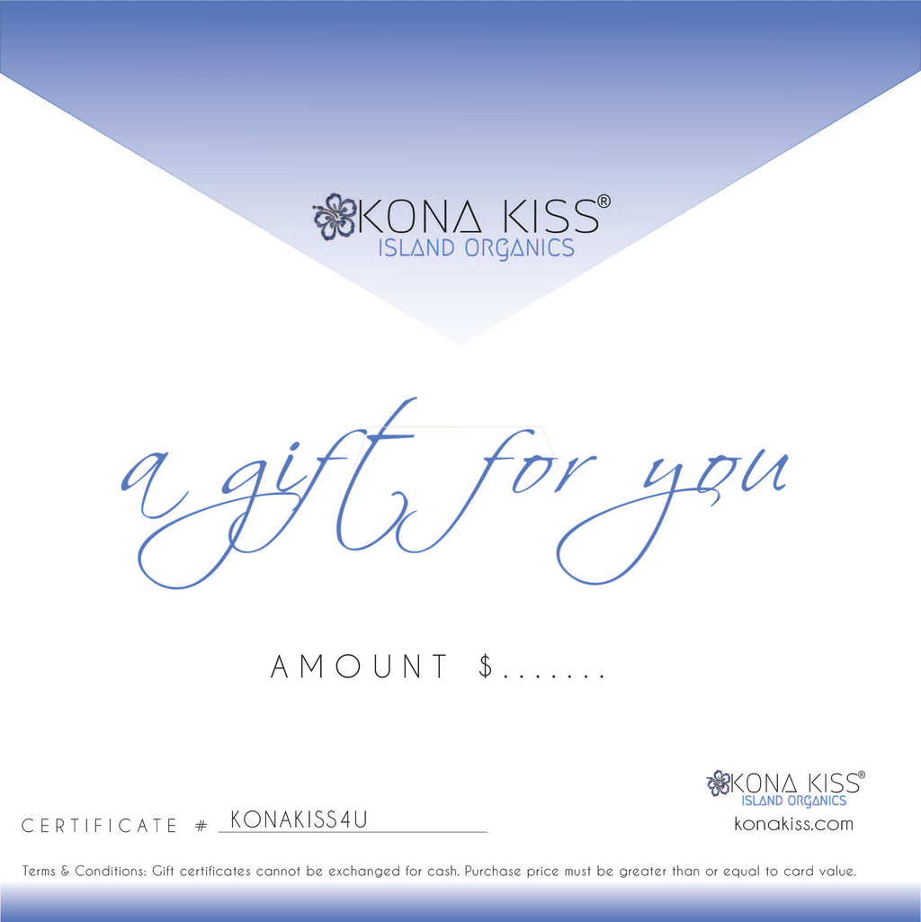 KONA KISS GIFT CARD